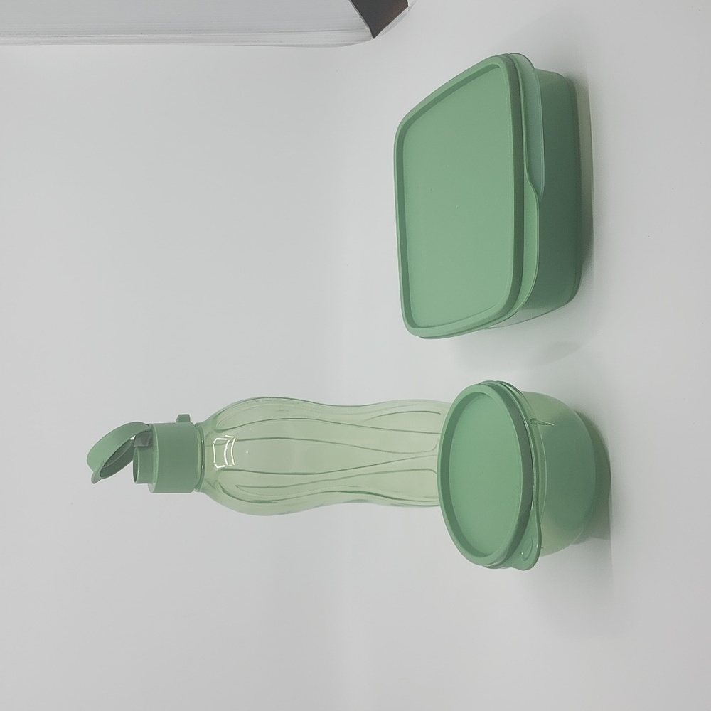 Tupperware Eco Lunch Set  New Colour Green